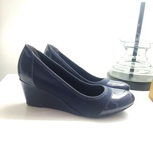 Lifestride Navy Wedges 6
